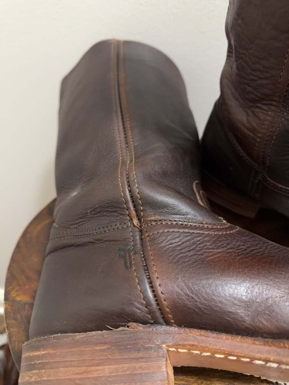 Frye Gaucho Campus Leather Boots - Picture 6 of 7